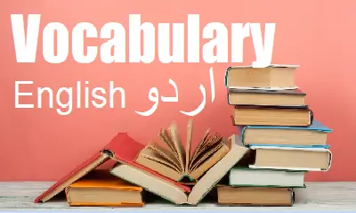 English to Urdu Vocabulary