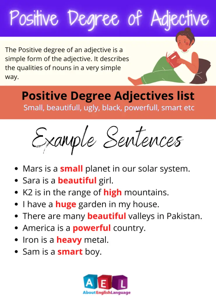 Positive Degree Of Adjective Definition 10 Easy Examples 