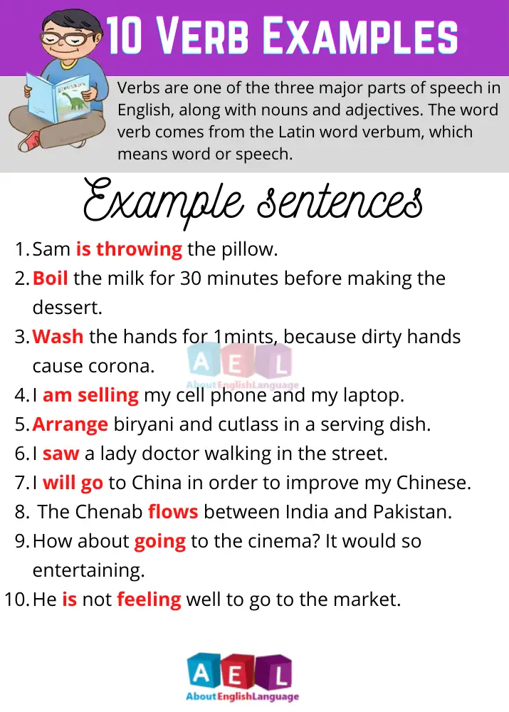 10 Examples Of Verb Sentences