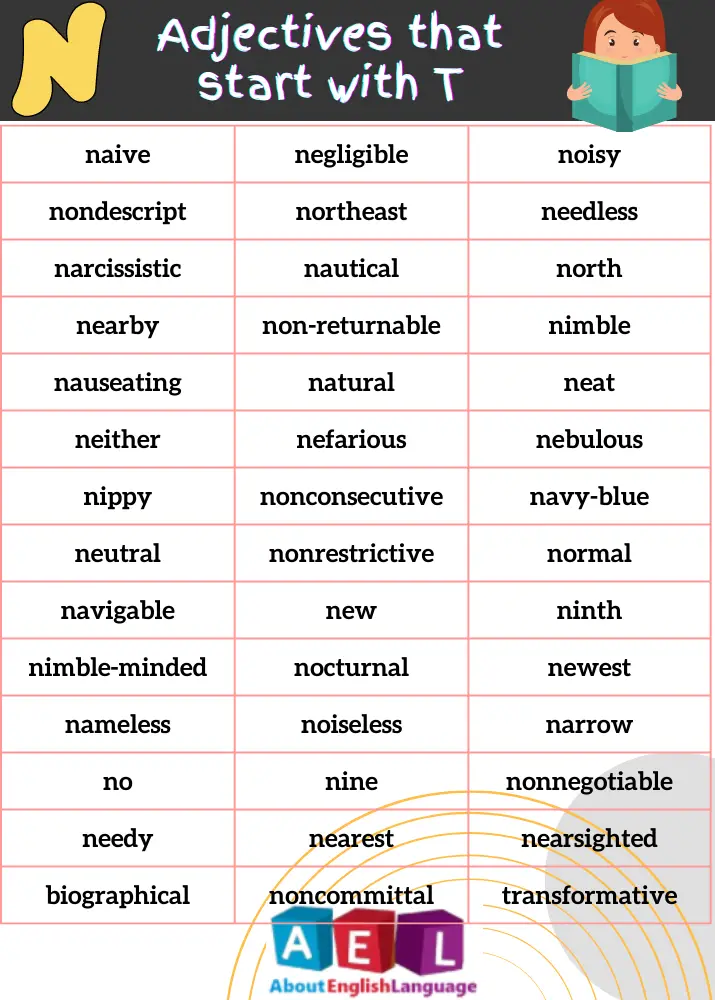 Adjectives That Start With N