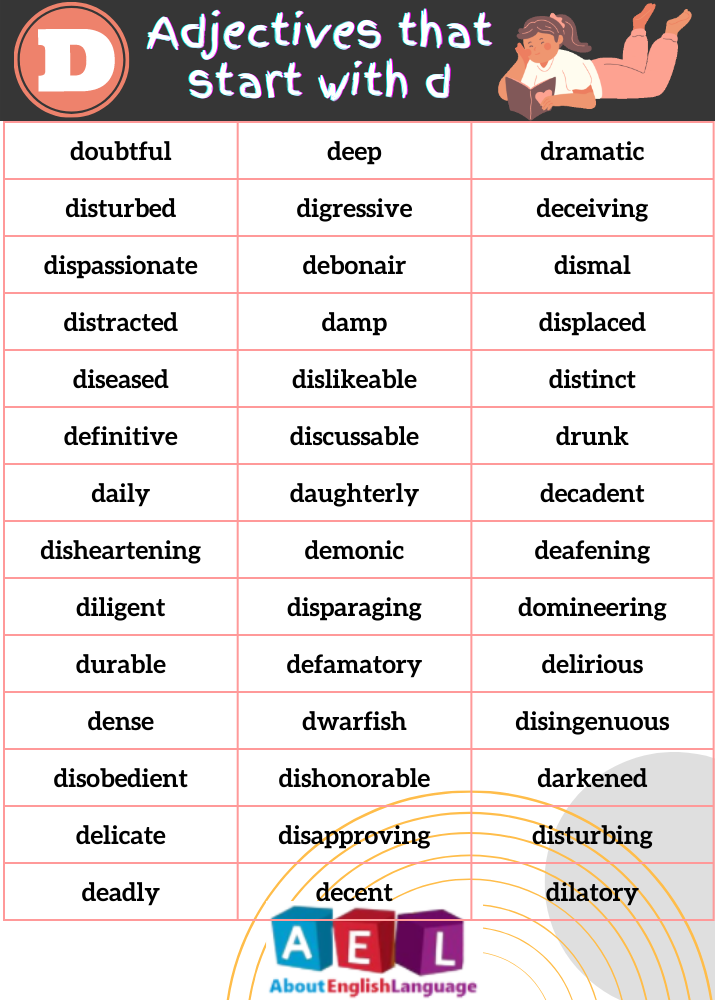 Adjectives that start with D