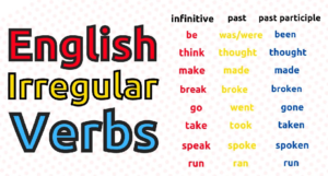 irregular verbs list